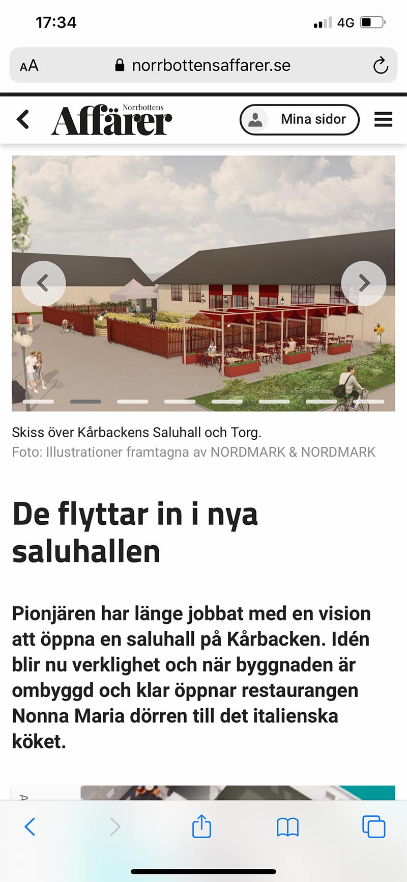 De flyttar in i nya Saluhallen